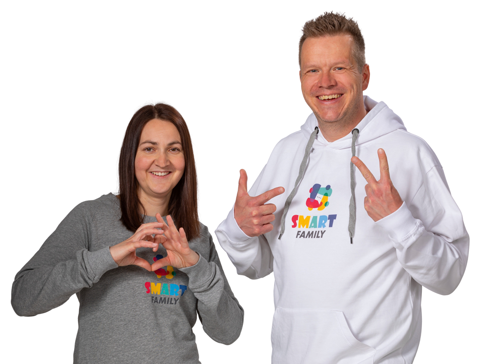 Lena und Peter Gehle von der SMART Family